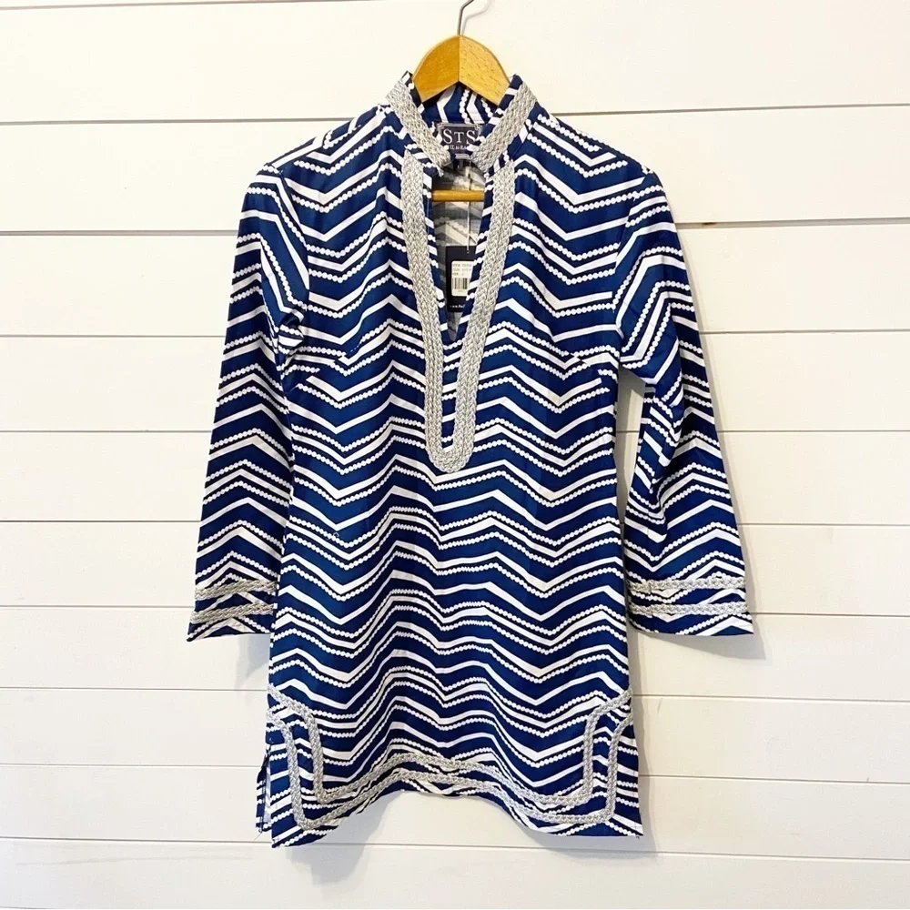 NWTs Sail to Sable | Cotton Braided Detail Cotton Tunic Dress Size 1 (Small)